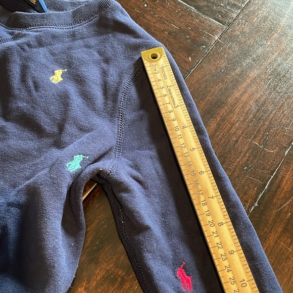 Polo Ralph Lauren Girls All Over Multicolor Pony Fleece Sweatshirt Size … - Picture 14 of 16